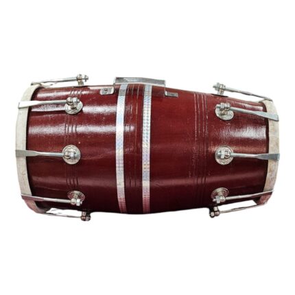 Handmade wooden Dholak from India - Musical Instrument