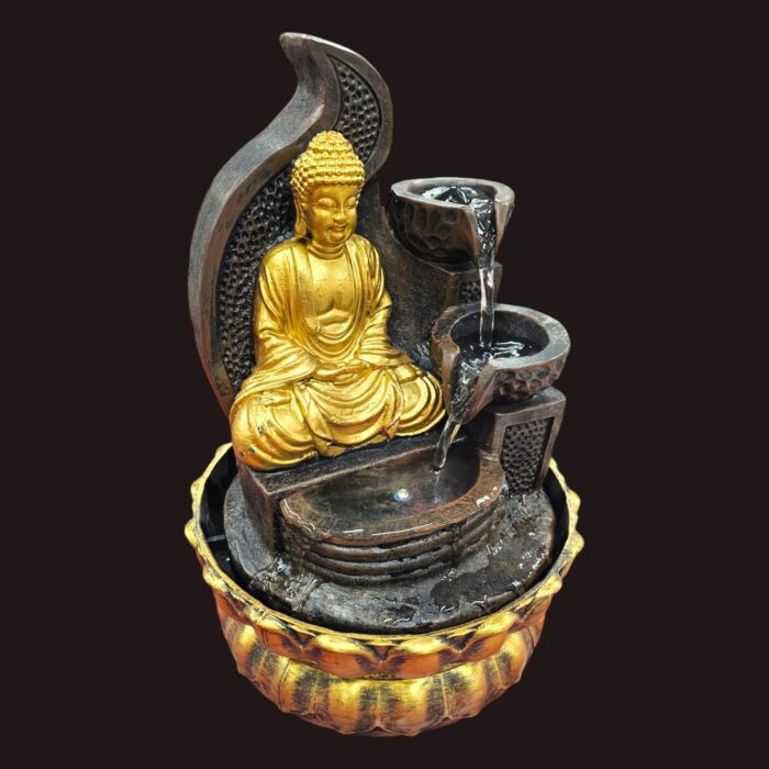 Meditating Buddha table-top Water fountain