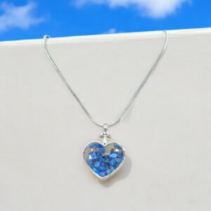 Lapis Lazuli Heart Pendant Necklace