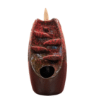 Backflow Incense Cone Burner - Red