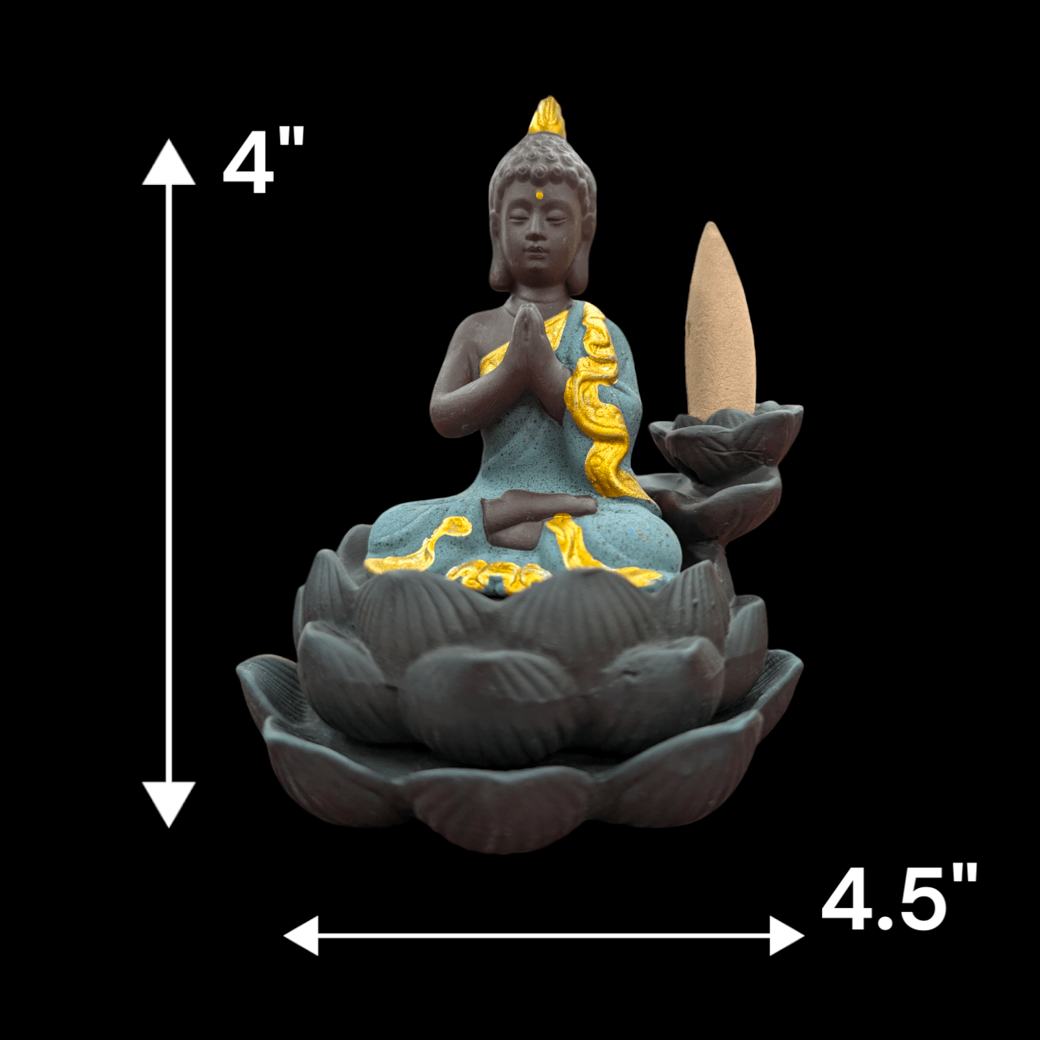 Meditating Buddha Smoke Fountain