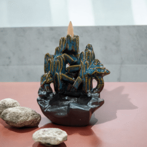 Backflow incense burner - Castle design. Backflow Incense burner in Canada and the USA.