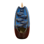 Backflow Incense Cone Holder - Waterfall - Blue