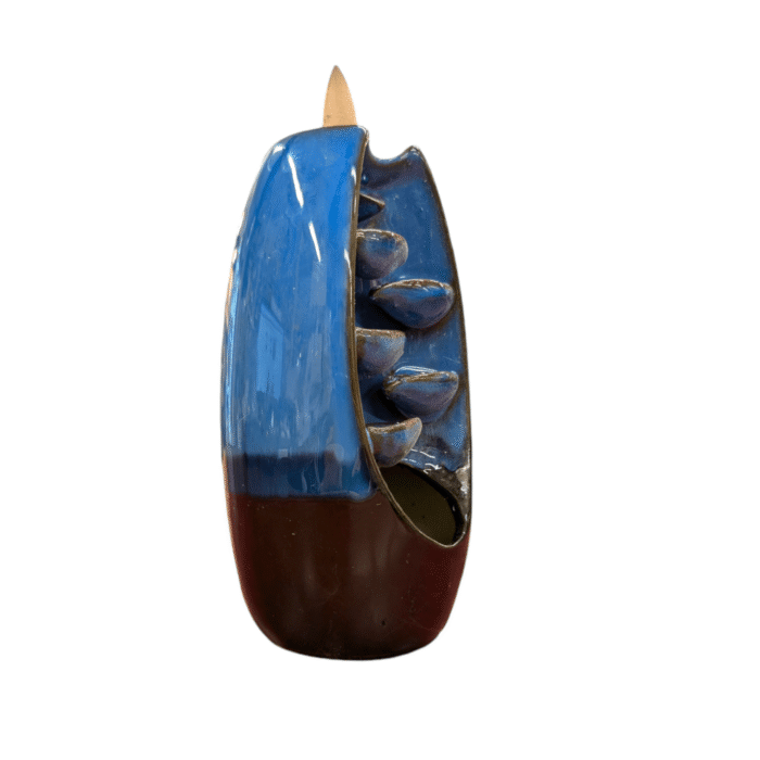 Backflow Incense Holder - Waterfall - Blue