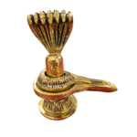 Brass Shivling with Naag