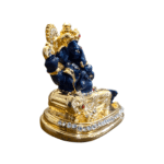 Car Dashboard Statue - Singhasan Ganesha- Blue - Image 5