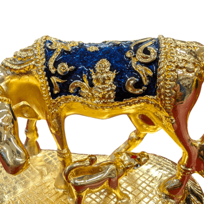 Gold plated Kamdhenu