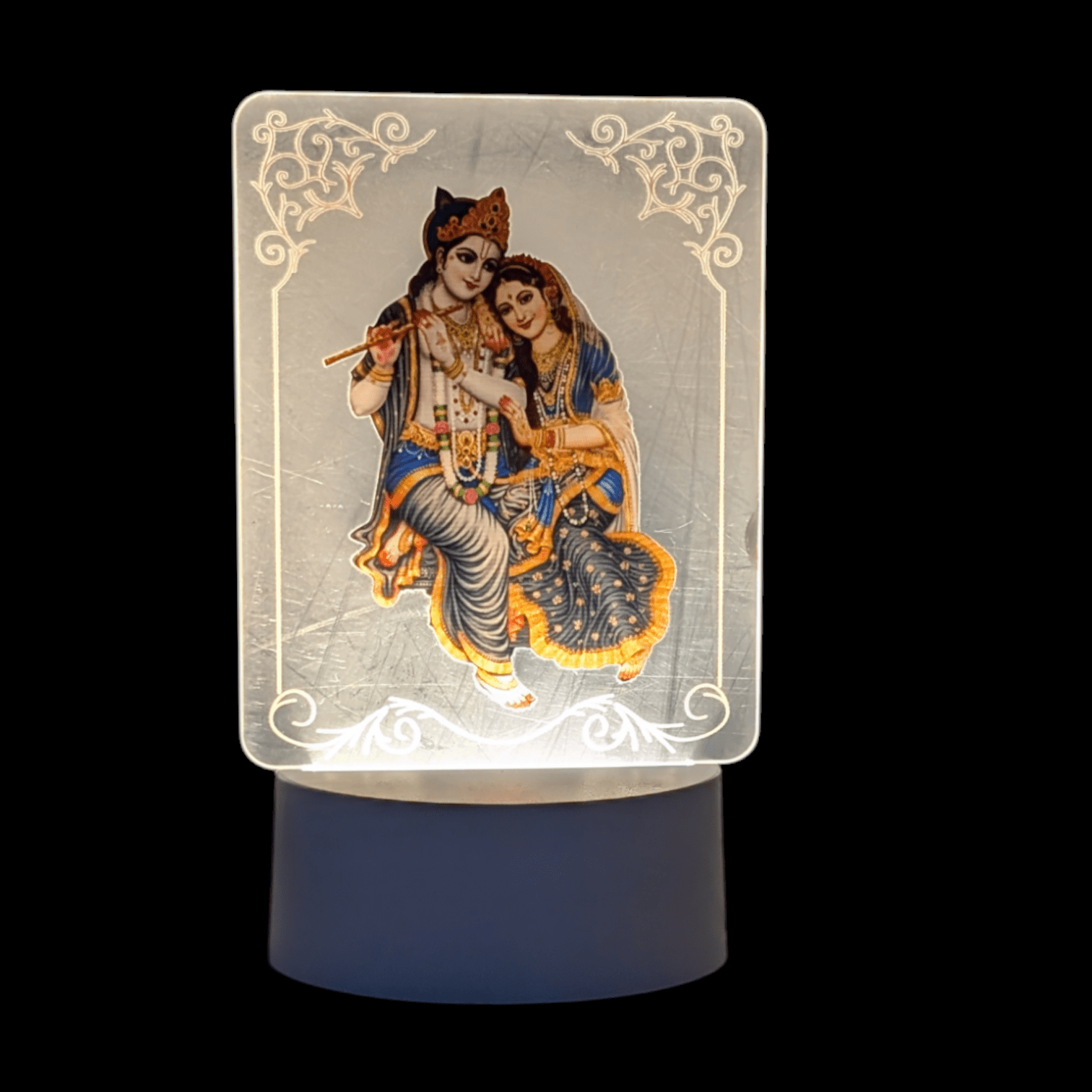 led radha krishna Perfect Return Gift - USB powered Led lights - Radha Krishna
