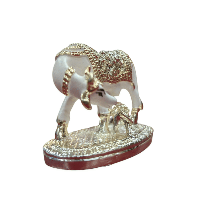 Silver Plated Kamdhenu Cow
