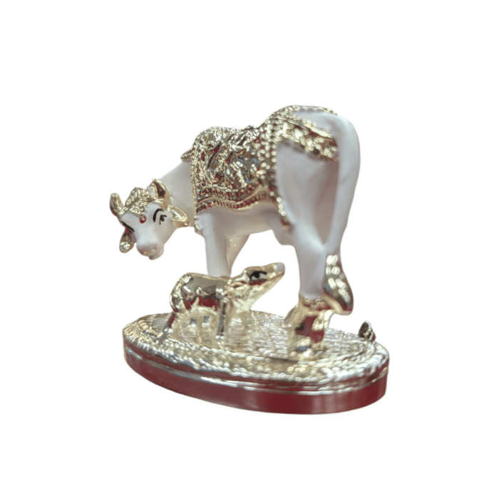 Silver Plated Kamdhenu Cow