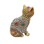 Handcrafted Brass Cat Figurine