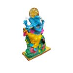 Ganesh playing flute Car dashboard Idol