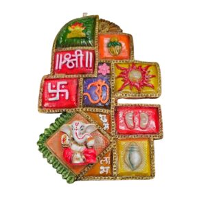 Ganesh Wall hanging with auspicious symbols