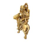 Fine Brass Maa Durga Statue - 5 Inch, Handcrafted in India