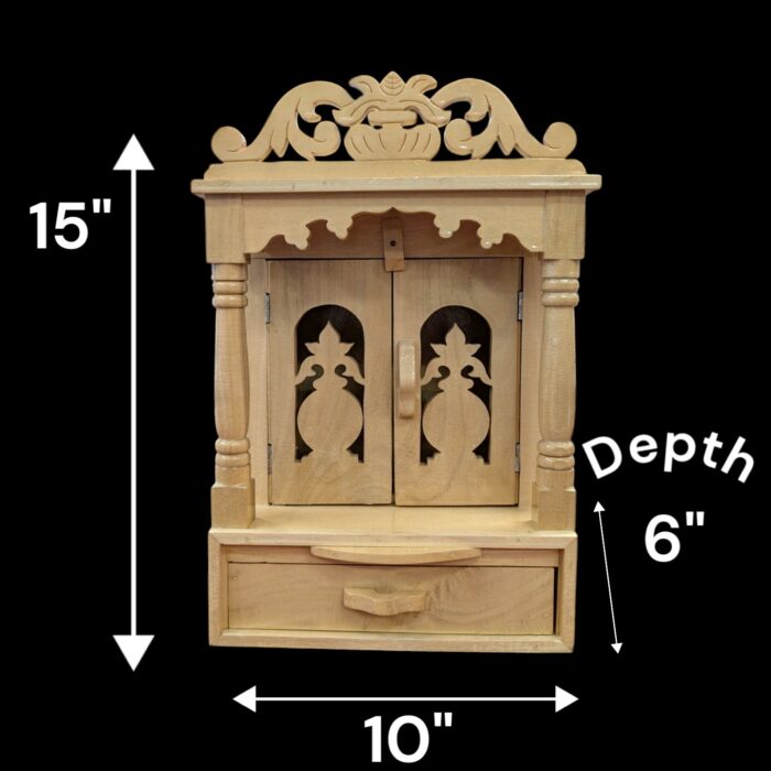 Wooden Sevan Temple -15 inch