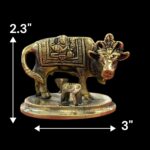 Brass Kamdhenu Cow with calf