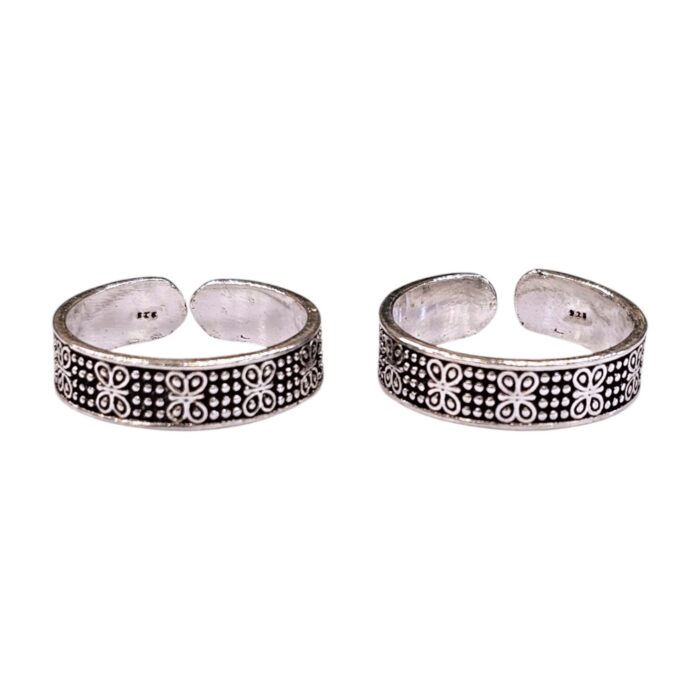 Pair of Pure silver toe rings