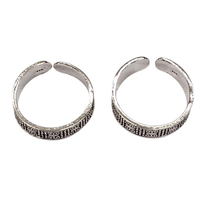 Pair of Pure silver toe rings