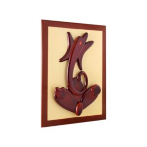 Modern Look Ganesh wooden wall hanging