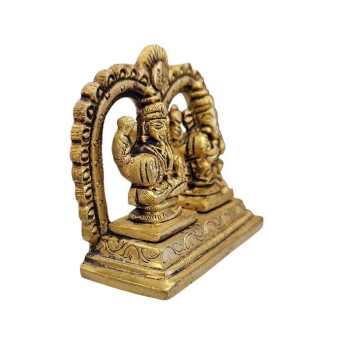 Super Fine Brass Lakshmi and Ganesha Idol