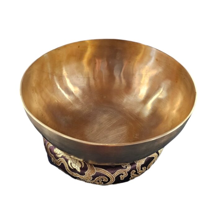 9 inch matt hand beaten singing bowl