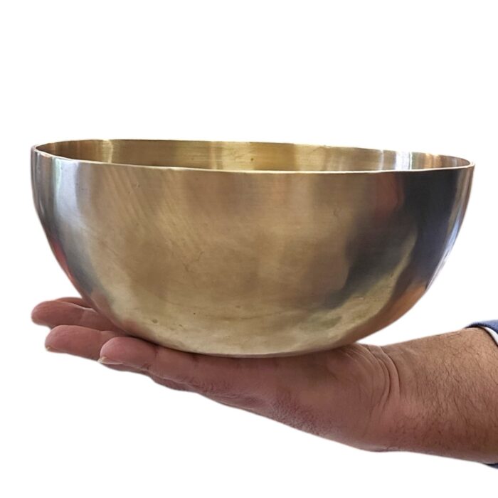 9 inch matt hand beaten singing bowl