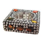 Handcrafted Wooden Mosaic Bakhoor Burner