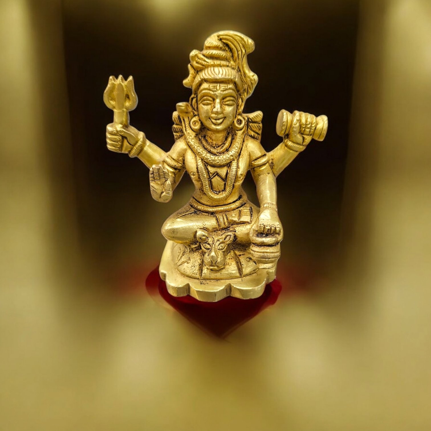 Brass shiva statue