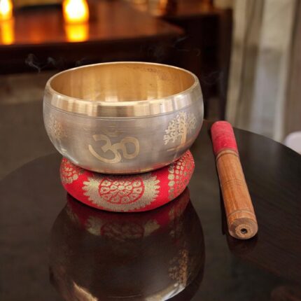 Brass singing bowl -6 inch - Tree of life