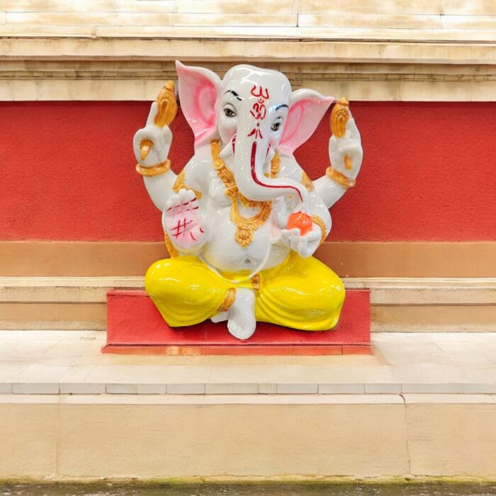 Ganesh Idol - Yellow Dhoti