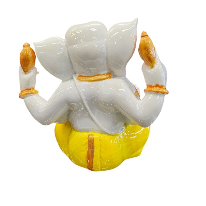 Ganesh Idol - Yellow Dhoti