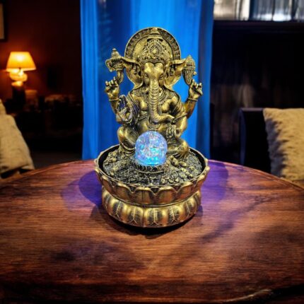 Ganesh water fountain - Glow ball