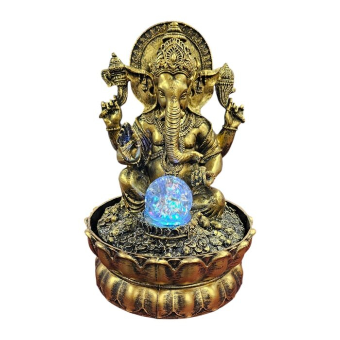 Ganesh water fountain - Glow ball