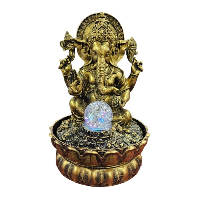 Ganesh water fountain - Glow ball