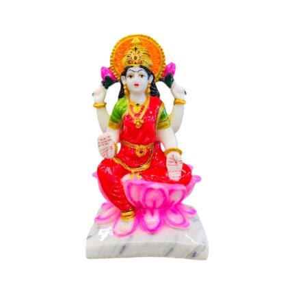 Lakshmi Idol - 7 inches. Marble like finish