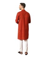 Printed kurta with Mahakaal and Om