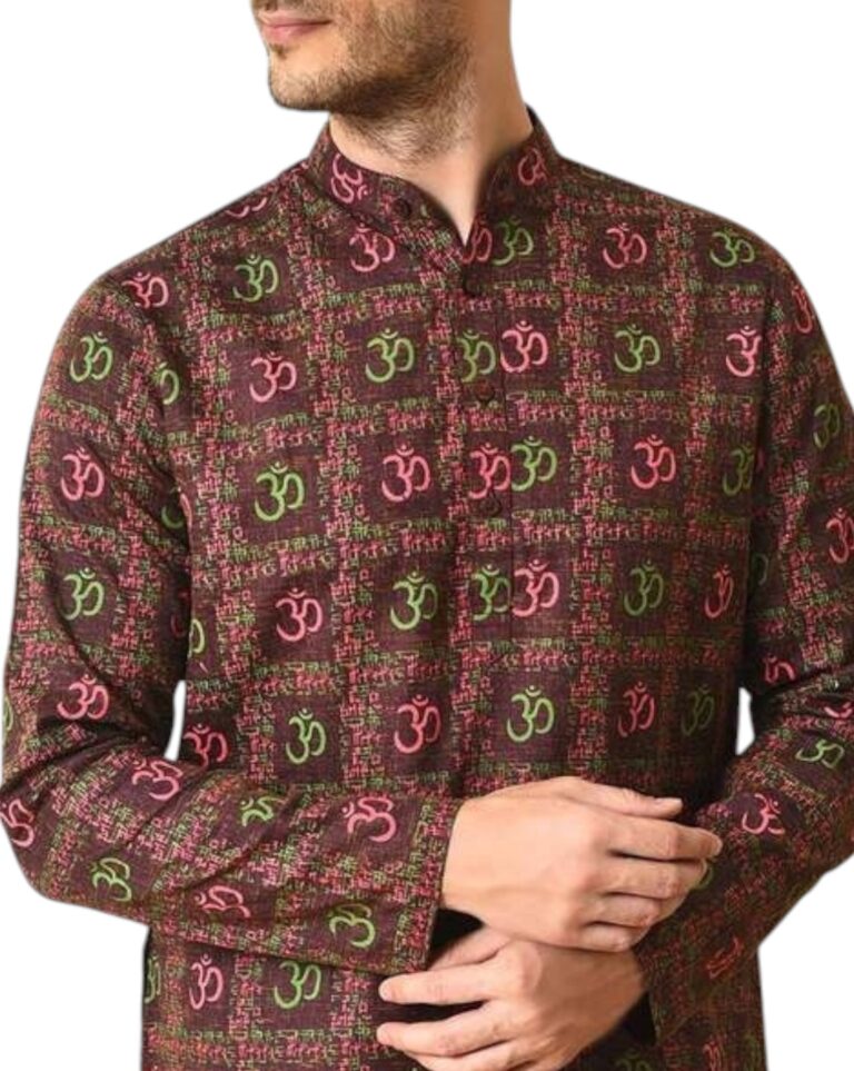 Printed men's kurta - OM