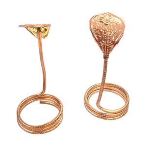 Pair of Copper Naag - 3.25 inch