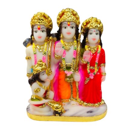 Ram Darbar Idol for home - Gold foil