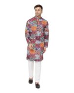 Cotton Printed Men Kurta