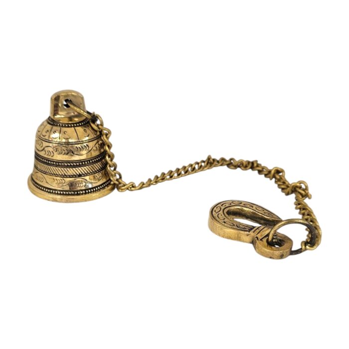 Solid Brass Bell with chain