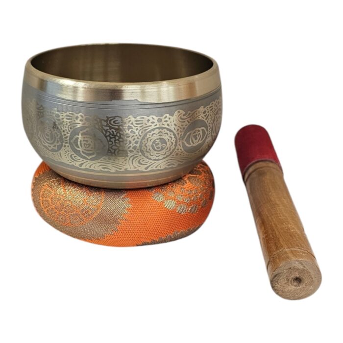 Brass Tibetan Singing Bowl - 4.5 inch wide