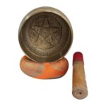 Brass Tibetan Singing Bowl - 4.5 inch wide