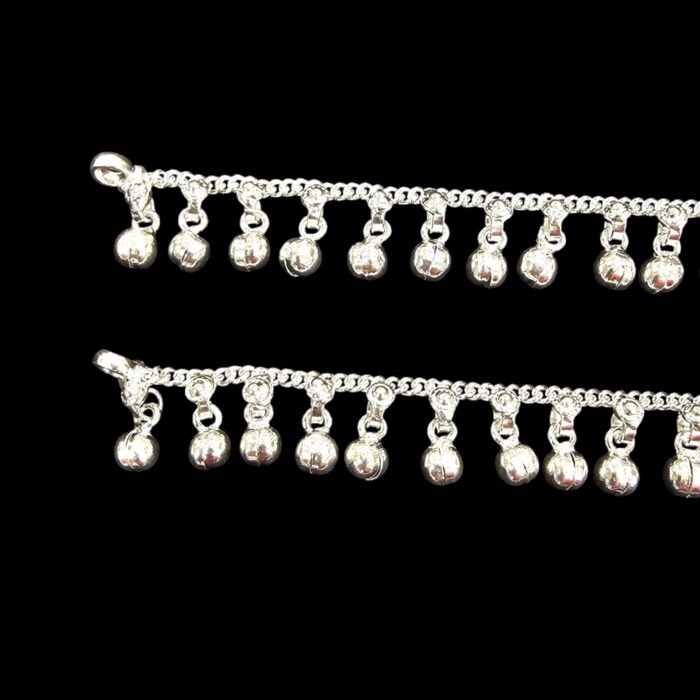 Pure Silver Baby Anklet - 5.5 inch