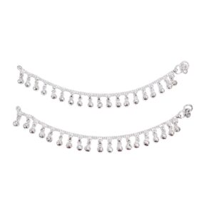 Pure Silver Baby Anklet - 5.5 inch