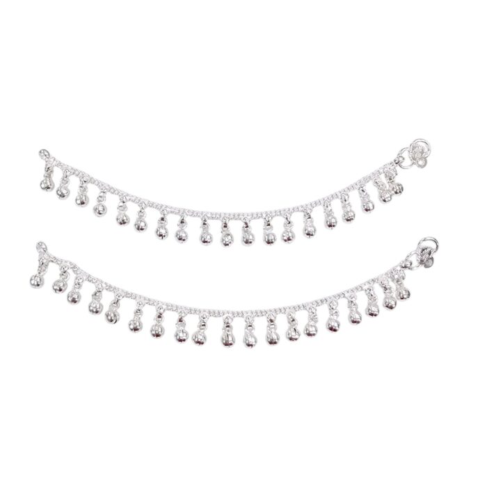 Pure Silver Baby Anklet - 5.5 inch | Pure Silver Jewelry from India