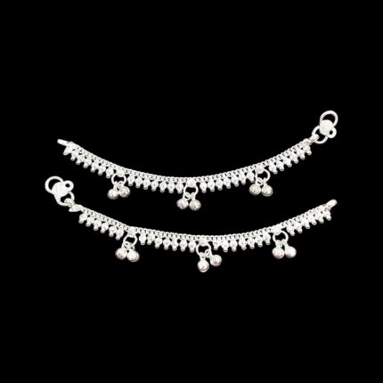 Pure Silver Anklet for Baby - 5 inch