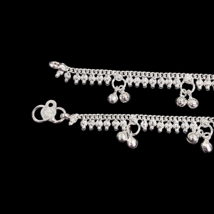 Pure Silver Anklet for Baby - 5 inch