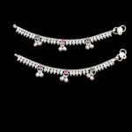 Pure Silver Anklet - 5 inch