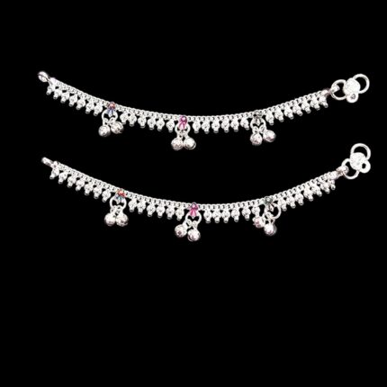 Pure Silver Anklet - 5 inch